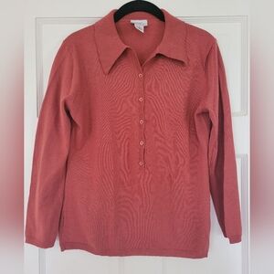 Ann Taylor Loft Merino Wool Cashmere Sweater M